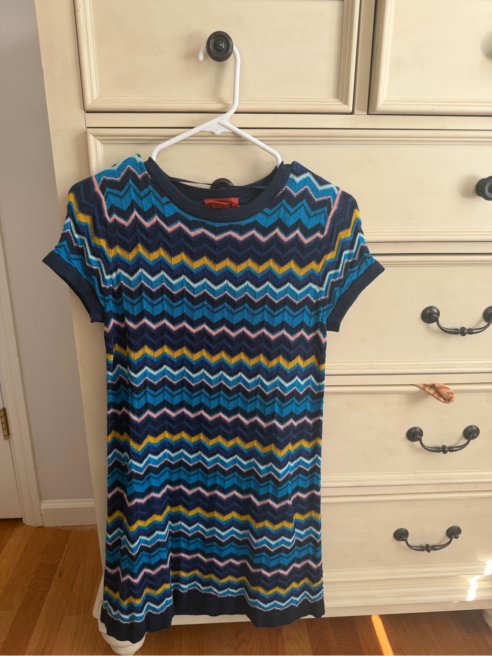 Missoni By Target- Chevron Knit Short Sleeve Dress- perfect condition, size smal